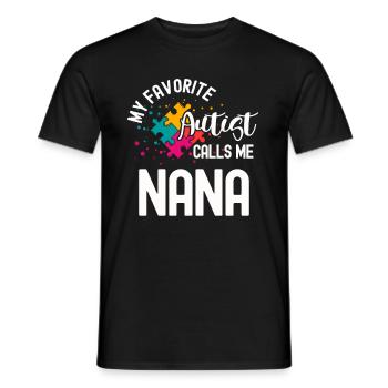 Autistic Autism Autism Awareness Day Asperger's Child - Men's T-Shirt - black - Front - AI Model Male 178 light (178cm)