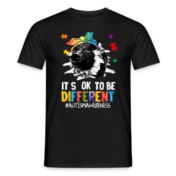 Autisme Cadeau Autiste Asperger TDAH Autisme - T-shirt homme - noir - Devant - AI Model Male 178 light (178cm)