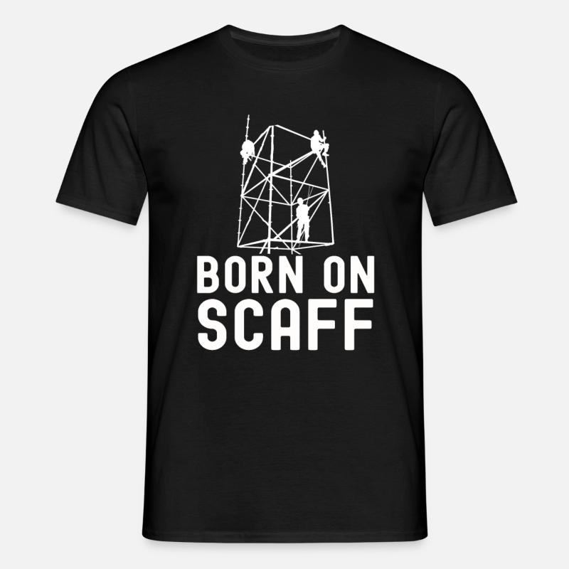 Scaffolding builder Tshirt - Men's T-Shirt - black