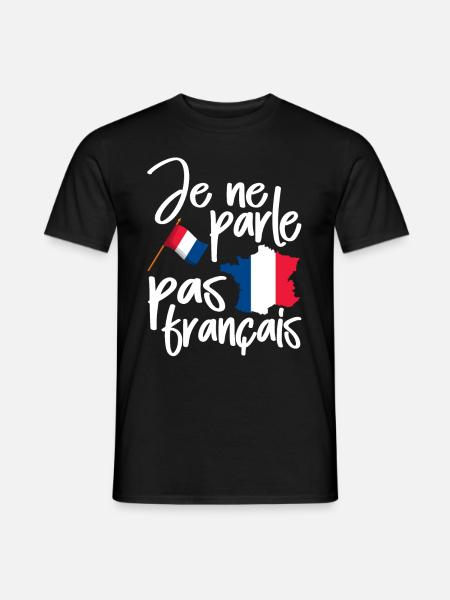 France - Men's T-Shirt - black