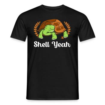 Turtle - Men's T-Shirt - black - Front - AI Model Male 178 light (178cm)