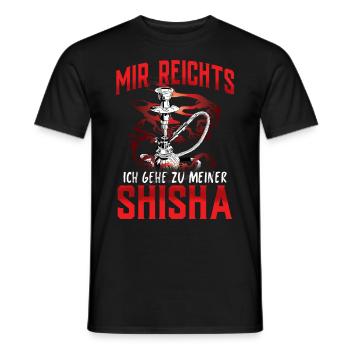 Shisha Geschenk für Wasserpfeife Shishabar Pfeife - Männer T-Shirt - Schwarz - Vorne - AI Model Male 178 light (178cm)
