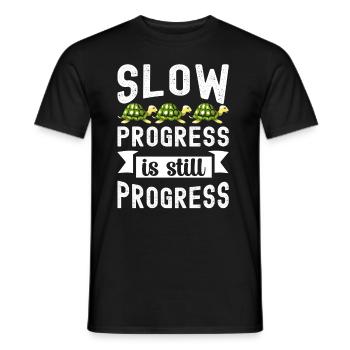 Turtle Gift Kids Reptiles Sea Beach - Men's T-Shirt - black - Front - AI Model Male 178 light (178cm)