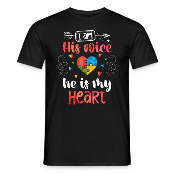 Autism Gift Autistic Asperger ADHD Autism - Men's T-Shirt - black - Front - AI Model Male 178 light (178cm)