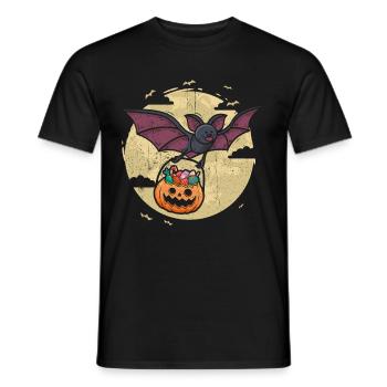 Halloween Gift Killer Skeleton Killer Horror - Men's T-Shirt - black - Front - AI Model Male 178 light (178cm)