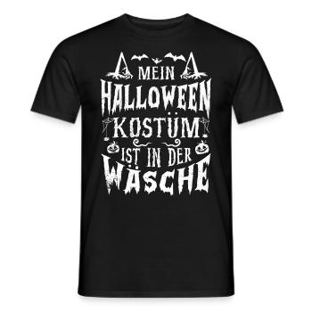 Halloween Tshirt Halloweenparty Mörder Killer Tod - Männer T-Shirt - Schwarz - Vorne - AI Model Male 178 light (178cm)