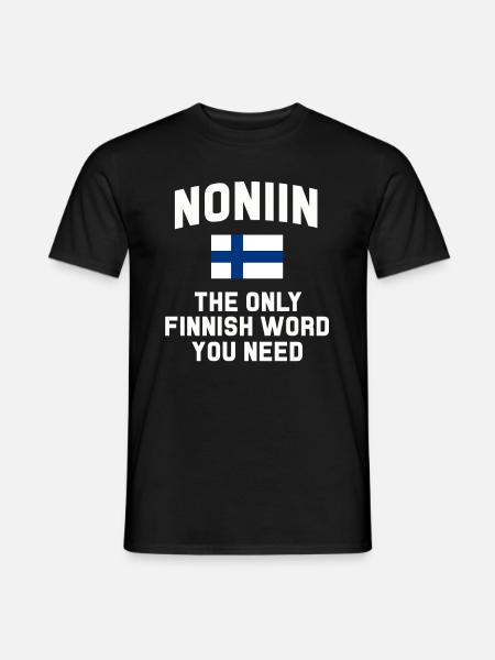 Finnland Geschenk Skandinavien Finland Suomi Finne - T-shirt herr - svart