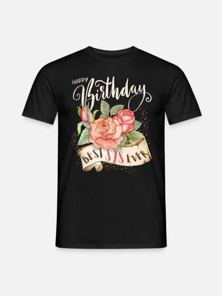 Gelukkige verjaardag, verjaardag Zus Zus - Heren T-shirt - zwart