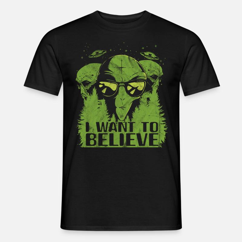 Alien - Männer T-Shirt - Schwarz
