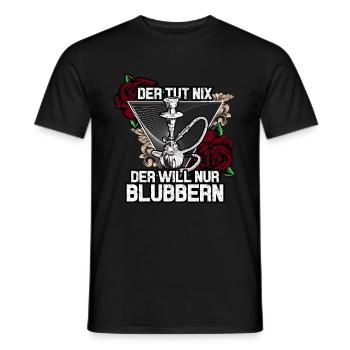 Shisha Doppelapfel Hookah Rauchen Tabak Vape Kohle - Männer T-Shirt - Schwarz - Vorne - AI Model Male 178 light (178cm)