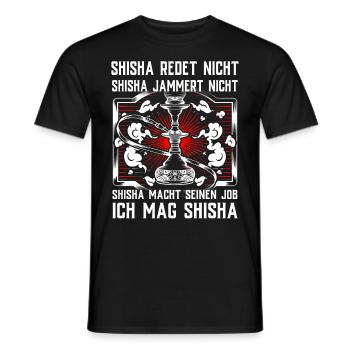 Shisha Geschenk für Wasserpfeife Shishabar Pfeife - Männer T-Shirt - Schwarz - Vorne - AI Model Male 178 light (178cm)