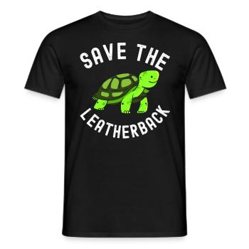 Turtle - Men's T-Shirt - black - Front - AI Model Male 178 light (178cm)