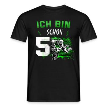 Motocross Geschenk Für Enduro Supermoto Dirt Bike - Männer T-Shirt - Schwarz - Vorne - AI Model Male 178 light (178cm)