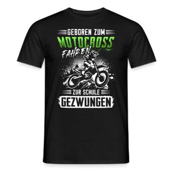 Motocross Enduro Offroad Dirt Bike Superbike Motor - Männer T-Shirt - Schwarz - Vorne - AI Model Male 178 light (178cm)