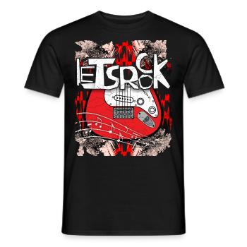Let's Rock, Rock Concert, Rock Festival, Rock Festival - Men's T-Shirt - black - Front - AI Model Male 178 light (178cm)
