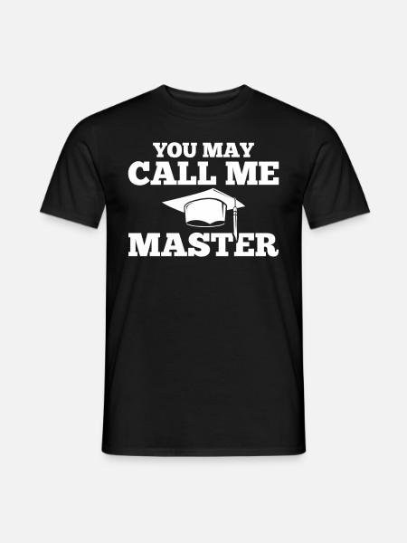 Vous pouvez m’appeler Master Master - T-shirt homme - noir