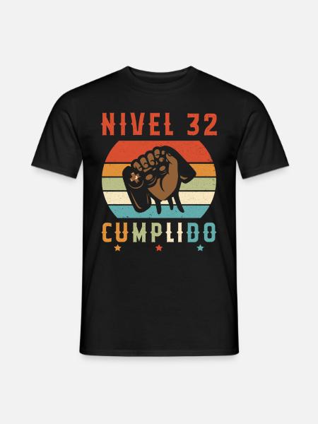 Niveau 32 Complet - T-shirt homme - noir