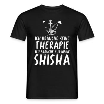 Shisha Geschenk für Wasserpfeife Shishabar Pfeife - Männer T-Shirt - Schwarz - Vorne - AI Model Male 178 light (178cm)