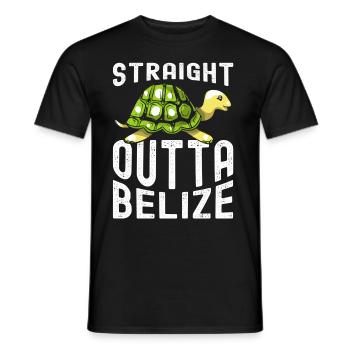 Tortue Détendue Chill Mer Océan Plage - T-shirt homme - noir - Devant - AI Model Male 178 light (178cm)