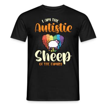Autism Gift Autistic Asperger ADHD Autism - Men's T-Shirt - black - Front - AI Model Male 178 light (178cm)