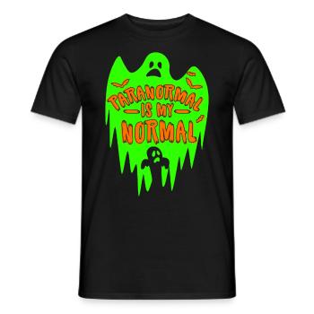 Halloween Tshirt Halloweenparty Mörder Killer Tod - Männer T-Shirt - Schwarz - Vorne - AI Model Male 178 light (178cm)