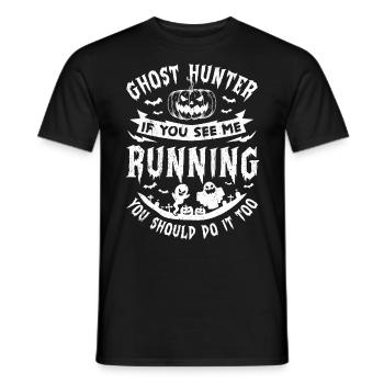 Halloween Gift Killer Skeleton Killer Horror - Men's T-Shirt - black - Front - AI Model Male 178 light (178cm)