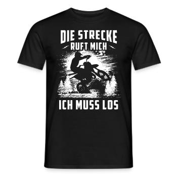 Motocross Enduro Offroad Dirt Bike Superbike Motor - Männer T-Shirt - Schwarz - Vorne - AI Model Male 178 light (178cm)