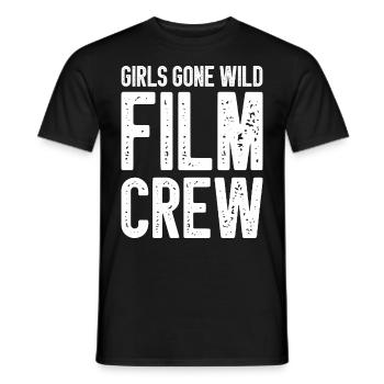 Girls Gone Wild Film Crew Fun Party Costume Funny - Men's T-Shirt - black - Front - AI Model Male 178 light (178cm)