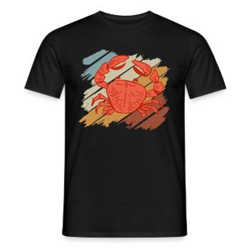 Cancer Cadeau Crevette Crabe Homard Scorpion - T-shirt homme - noir - Devant - AI Model Male 178 light (178cm)