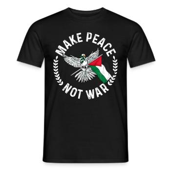 Palestine Gift Free Palestine Gaza Strip - Men's T-Shirt - black - Front - AI Model Male 178 light (178cm)