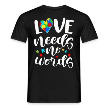 Autism Gift Autistic Asperger ADHD Autism - Men's T-Shirt - black - Front - AI Model Male 178 light (178cm)