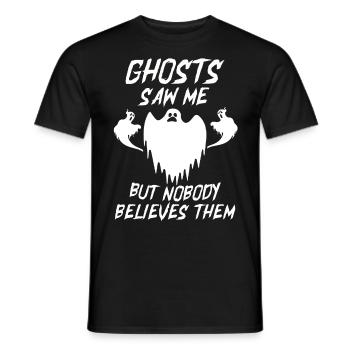 Halloween Gift Killer Skeleton Killer Horror - Men's T-Shirt - black - Front - AI Model Male 178 light (178cm)