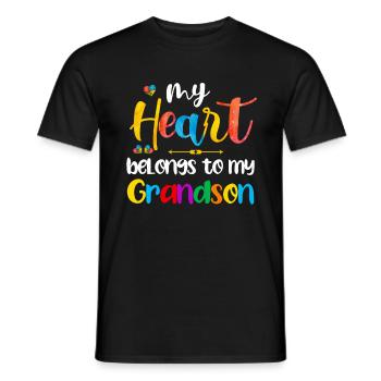 Autistic Autism Autism Awareness Day Asperger's Child - Men's T-Shirt - black - Front - AI Model Male 178 light (178cm)