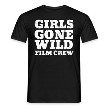 Girls Gone Wild Film Crew Fun Party Costume Funny - Men's T-Shirt - black - Front - AI Model Male 178 light (178cm)