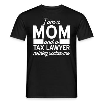 Rien ne me fait peur Maman Avocat fiscaliste Avocat - T-shirt homme - noir - Devant - AI Model Male 178 light (178cm)