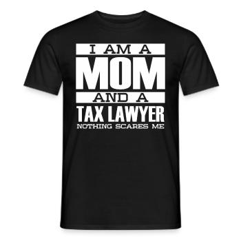 Rien ne me fait peur Maman Avocat fiscaliste Avocat - T-shirt homme - noir - Devant - AI Model Male 178 light (178cm)
