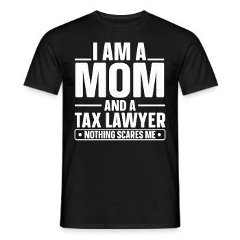 Rien ne me fait peur Maman Avocat fiscaliste Avocat - T-shirt homme - noir - Devant - AI Model Male 178 light (178cm)
