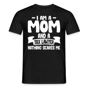 Rien ne me fait peur Maman Avocat fiscaliste Avocat - T-shirt homme - noir - Devant - AI Model Male 178 light (178cm)