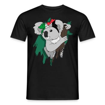 Palestine - T-shirt homme - noir - Devant - AI Model Male 178 light (178cm)