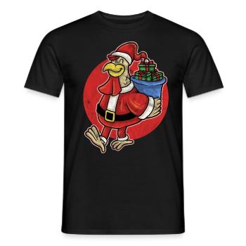 Noël Ugly Noël Volaille De Noël Poulet - T-shirt homme - noir - Devant - AI Model Male 178 light (178cm)