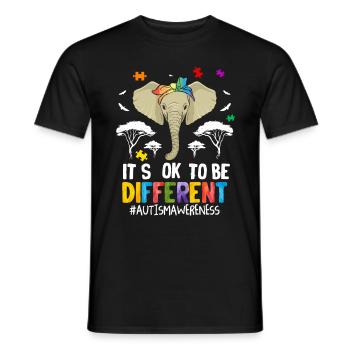 Autisme Cadeau Autiste Asperger TDAH Autisme - T-shirt homme - noir - Devant - AI Model Male 178 light (178cm)