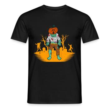 Halloween Gift Killer Skeleton Killer Horror - Men's T-Shirt - black - Front - AI Model Male 178 light (178cm)