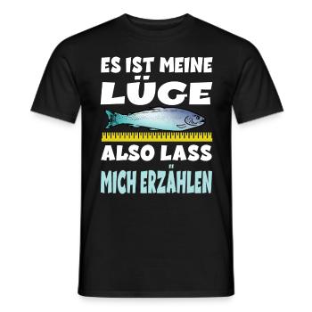 Es Ist Meine Lüge Also Lass Mich Erzählen für - Männer T-Shirt - Schwarz - Vorne - AI Model Male 178 light (178cm)