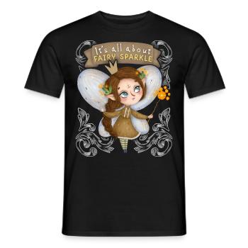 Feen, Märchenfee, Spruch, gute Fee, Fairycore - Männer T-Shirt - Schwarz - Vorne - AI Model Male 178 light (178cm)