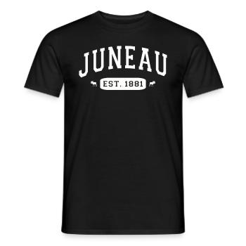 Alaska Geschenk USA Natur Bär Denali Grizzly Wald - Männer T-Shirt - Schwarz - Vorne - AI Model Male 178 light (178cm)