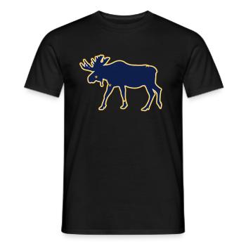 Alaska Tshirt Hommes Femmes Enfants USA Pôle Nord - T-shirt homme - noir - Devant - AI Model Male 178 light (178cm)