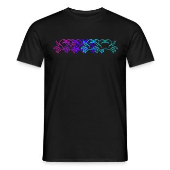 Alaska Geschenk Kinder Herren Damen USA Natur Eis - Männer T-Shirt - Schwarz - Vorne - AI Model Male 178 light (178cm)