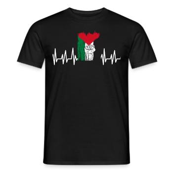 Palestine Gift Free Palestine Gaza Strip - Men's T-Shirt - black - Front - AI Model Male 178 light (178cm)