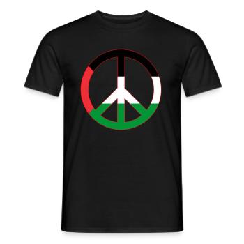 Palestine - T-shirt homme - noir - Devant - AI Model Male 178 light (178cm)