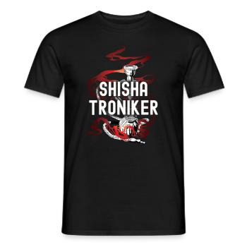 Shisha Geschenk für Wasserpfeife Shishabar Pfeife - Männer T-Shirt - Schwarz - Vorne - AI Model Male 178 light (178cm)